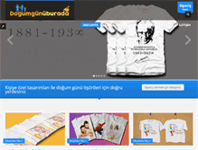 Tablet Screenshot of dogumgunuburada.com